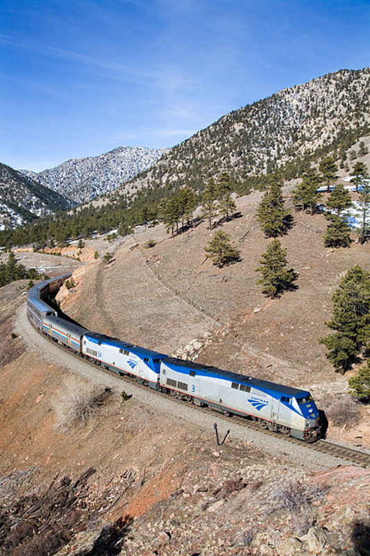 Amtrak California Zephyr At Tunnel One Arvada Co Thomas Mangan