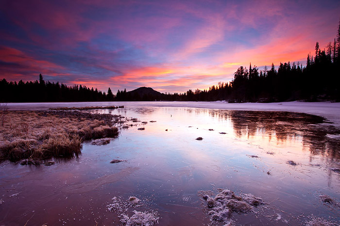 Almost Closed Sprague Lake Sunrise Thomas Mangan Photography Blog