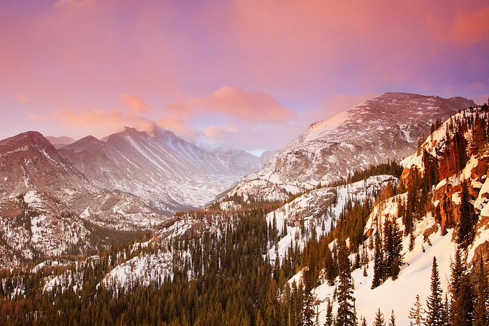 Longs Peak Winter Sunrise | Rocky Mountain National Park, Colorado ...